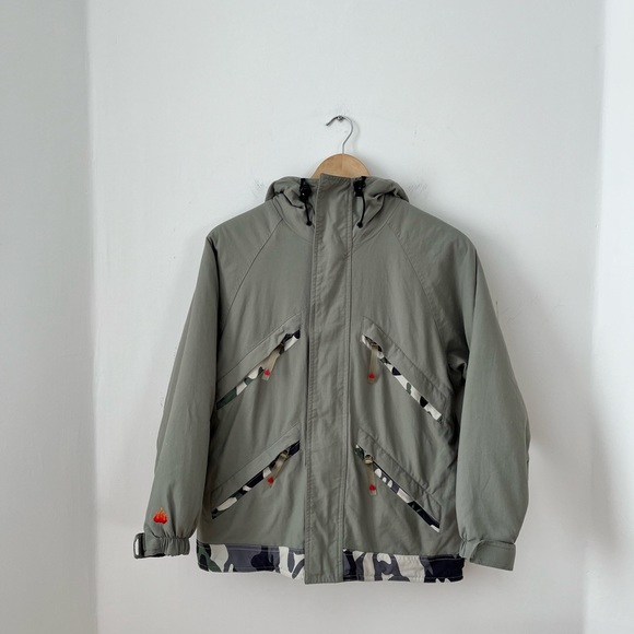 KEMPER army green camo coat boys jacket size 12 - Picture 2 of 10